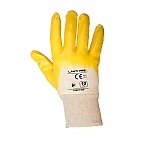 Rękawice z nitrylem żółto-białe kpl.12 par 8[M] - Rękawice z nitrylem żółto-białe kpl.12 par 10[XL]